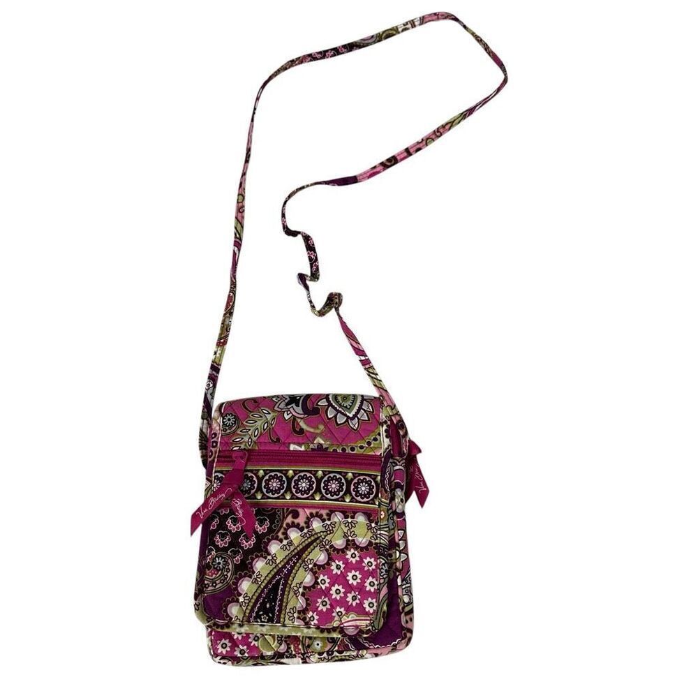 Vera Bradley Hipster Crossbody in Very Berry Paisley